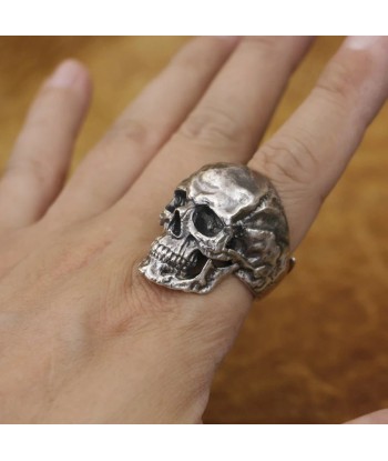 Chevalière motard skull (Argent) 2024