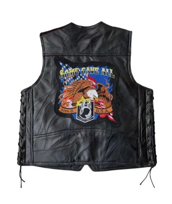 Gilet cuir homme biker pas cher chine