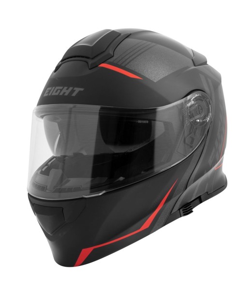 Casque moto modulable noir et rouge-S550 l'évolution des habitudes 