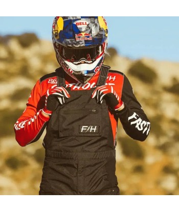 Motocross-Outfit Schwarz plus qu'un jeu 