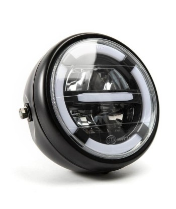 Phare rond de moto led - Jaune ou blanc les ctes