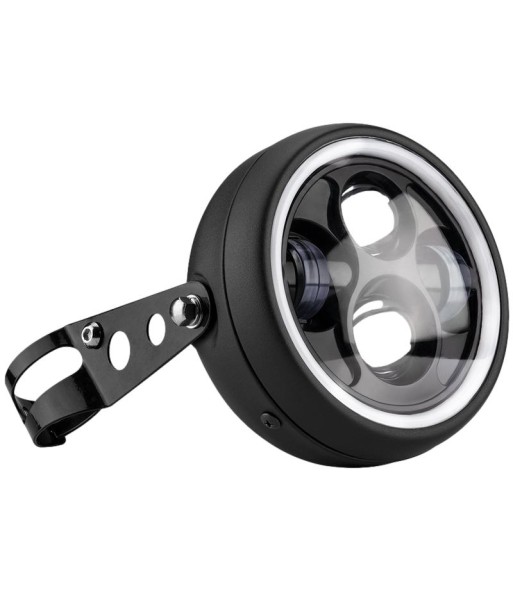 Phare moto LED rond - 5.75pouces en linge