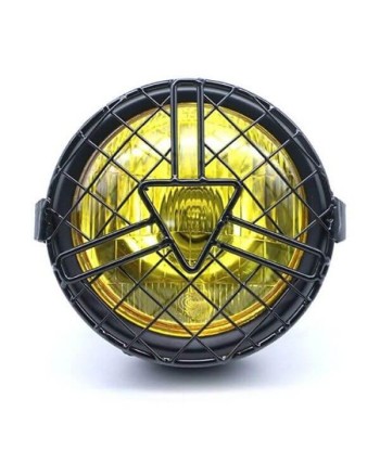 Phare moto vintage jaune basket pas cher