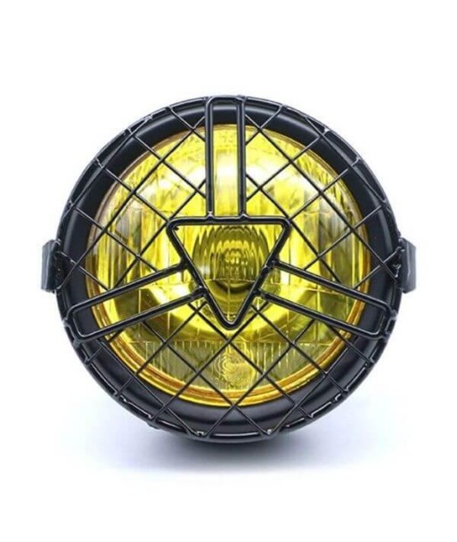 Phare moto vintage jaune basket pas cher