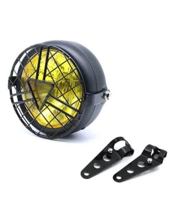 Phare moto vintage jaune basket pas cher