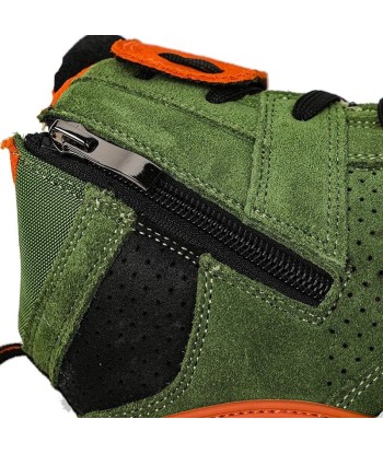 Baskets homme moto - Vert solde