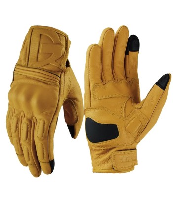 Gants moto cuir vintage outlet