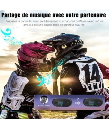 Intercom moto musique le concept de la Pate a emporter 