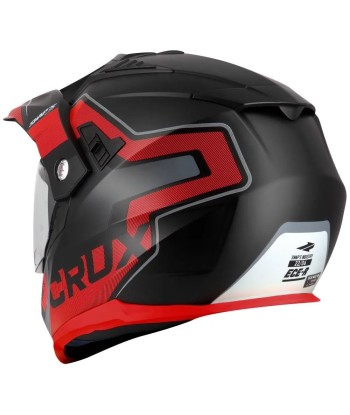 Casque moto cross/enduro + visiere -  CRUX™ du meilleur 