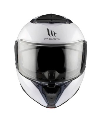 Casque  modulable moto ATOM 2 SV Bast - BLANC BRILLANT en ligne des produits 