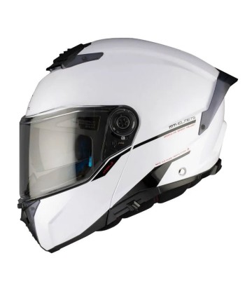 Casque  modulable moto ATOM 2 SV Bast - BLANC BRILLANT en ligne des produits 