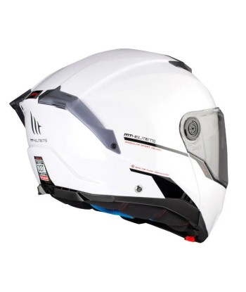 Casque  modulable moto ATOM 2 SV Bast - BLANC BRILLANT en ligne des produits 