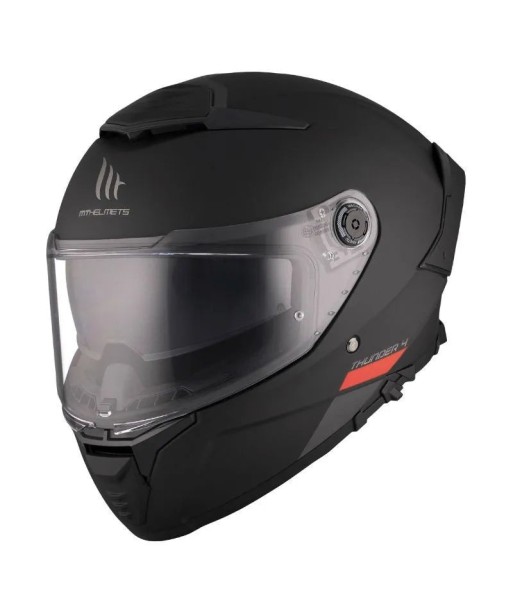 Casque moto integral | MT THUNDER 4 SV |  Noir Mat à prix réduit toute l'année