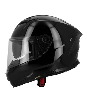 Gelber Motorrad-Integralhelm Faites des économies