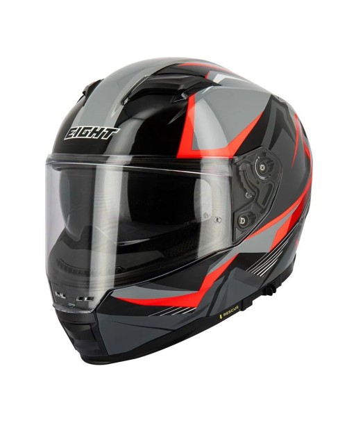 Gelber Motorrad-Integralhelm destockage