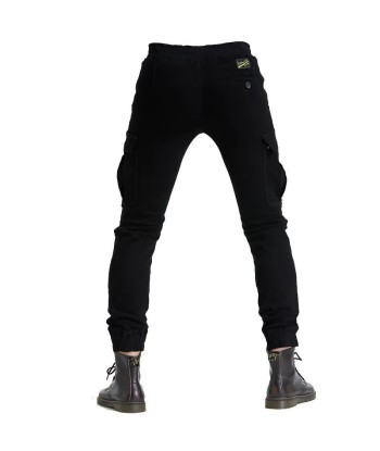 Pantalon moto cargo homme - Noir | UrbanGear™ la livraison gratuite