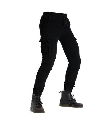 Pantalon moto cargo homme - Noir | UrbanGear™ la livraison gratuite